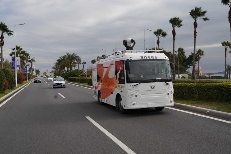 國內(nèi)首輛 3D轉(zhuǎn)播模式帶你玩轉(zhuǎn)廈門馬拉松