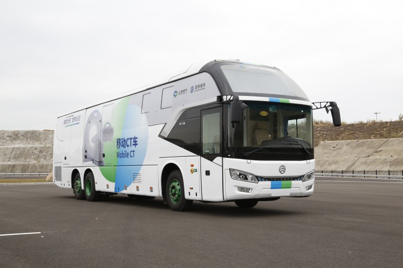 亮相中國(guó)醫(yī)療器械博覽會(huì) 金旅13.2米移動(dòng)重載CT客車正式上市