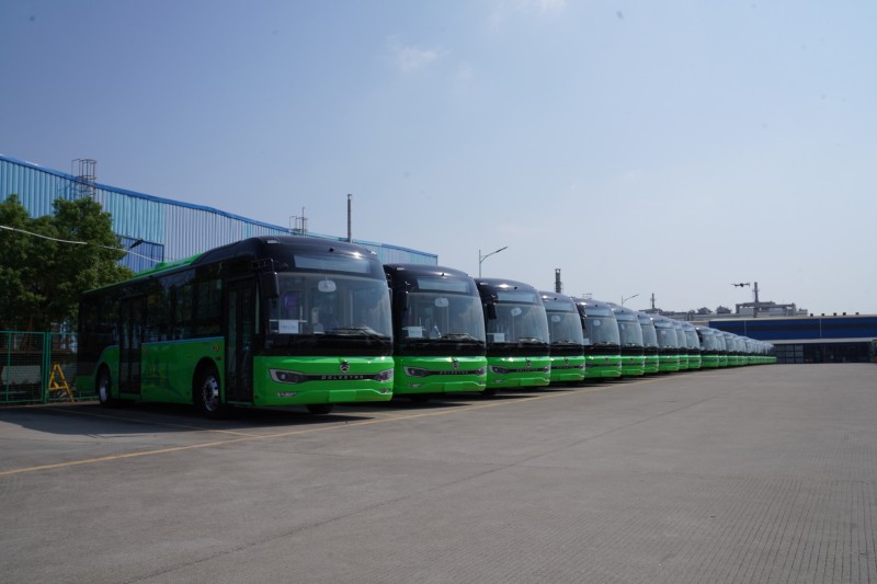 30臺(tái)金旅北極星交付安徽固鎮(zhèn)縣