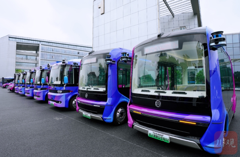 金旅助力，四川綿陽(yáng)首批無(wú)人駕駛公交免費(fèi)坐！