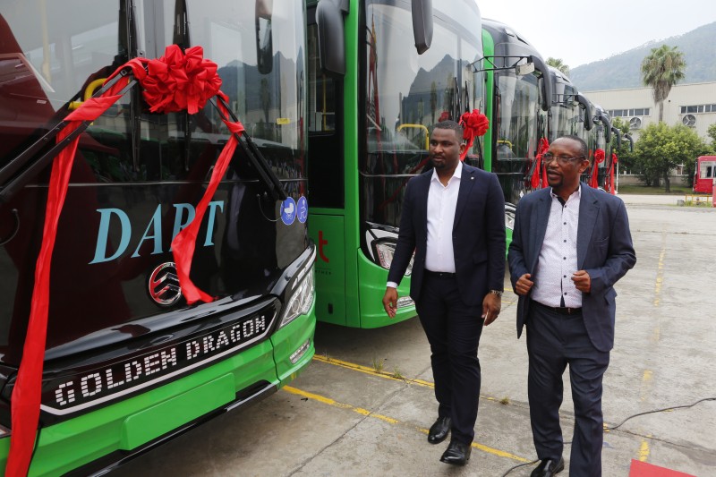 今年出口非洲最大BRT訂單，200臺金旅公交交付坦桑尼亞